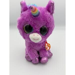 TY Beanie Boos Rosette the Purple Unicorn Plush Toy 9" NWT